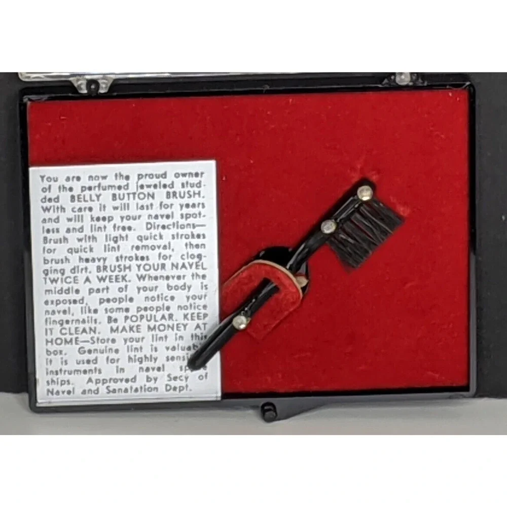 Vintage Belly Button Brush Gag Gift For Those With Everything Else Instructions